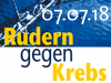Logo "Rudern gegen Krebs" am 7. Juli 2018 in Kiel