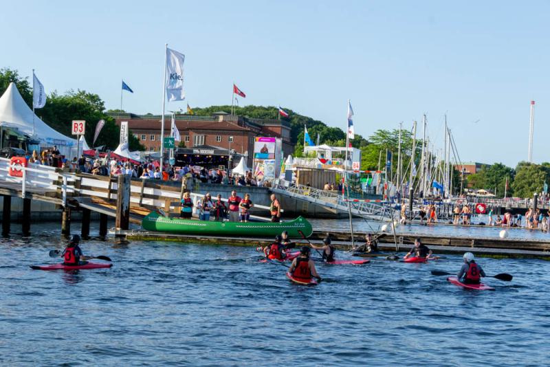 Stadtachter-Rennen zur Kieler Woche am 21. Juni 2023