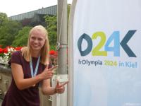 Empfang Rathaus Junioren-Weltmeisterin 2015 Frieda Hämmerling 18. August 2015