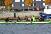Gemeinsames Abrudern der Kieler Rudervereine am 26. Oktober 2014