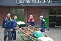 Gemeinsames Abrudern der Kieler Rudervereine am 1. November 2015