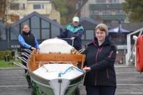 Gemeinsames Abrudern der Kieler Rudervereine am 1. November 2015