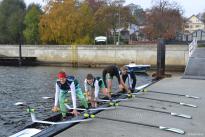 Gemeinsames Abrudern der Kieler Rudervereine am 1. November 2015