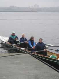 Gemeinsames Abrudern der Kieler Rudervereine am 1. November 2015