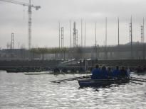 Gemeinsames Abrudern der Kieler Rudervereine am 1. November 2015