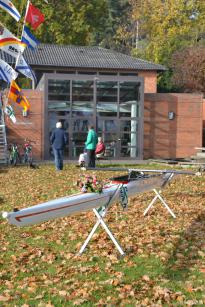 Gemeinsames Abrudern der Kieler Rudervereine am 1. November 2015