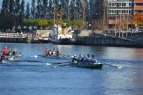 Gemeinsames Abrudern der Kieler Rudervereine am 30. Oktober 2016