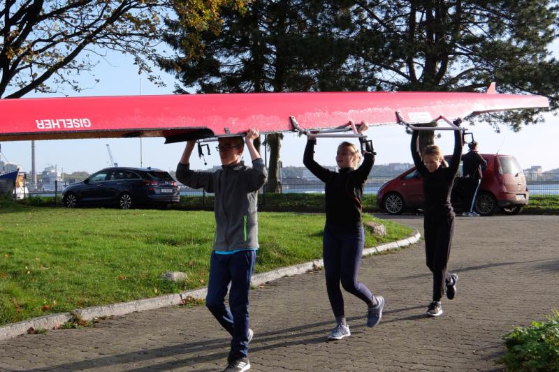 Gemeinsames Abrudern der Kieler Rudervereine am 27. Oktober 2019