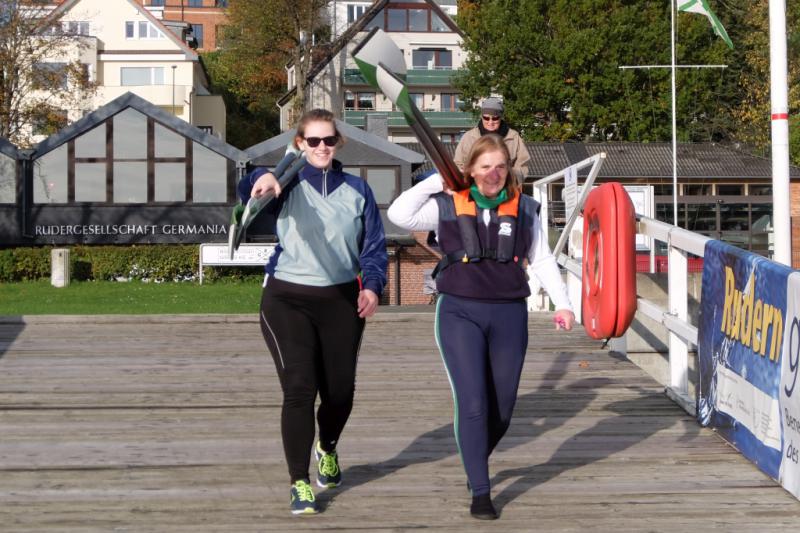 Gemeinsames Abrudern der Kieler Rudervereine am 27. Oktober 2019
