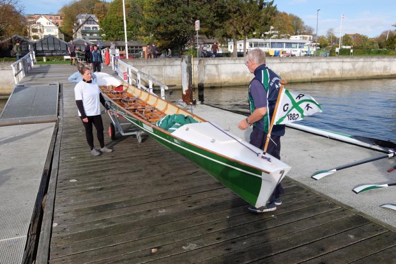 Gemeinsames Abrudern der Kieler Rudervereine am 27. Oktober 2019