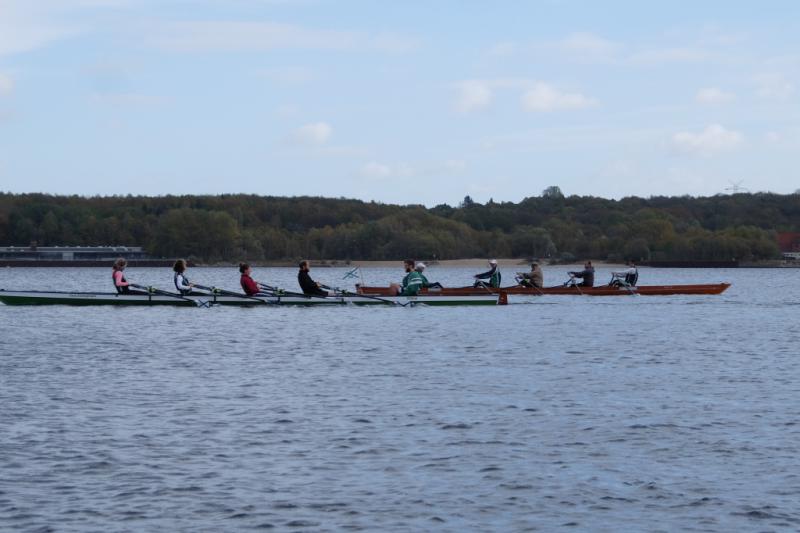 Gemeinsames Abrudern der Kieler Rudervereine am 27. Oktober 2019
