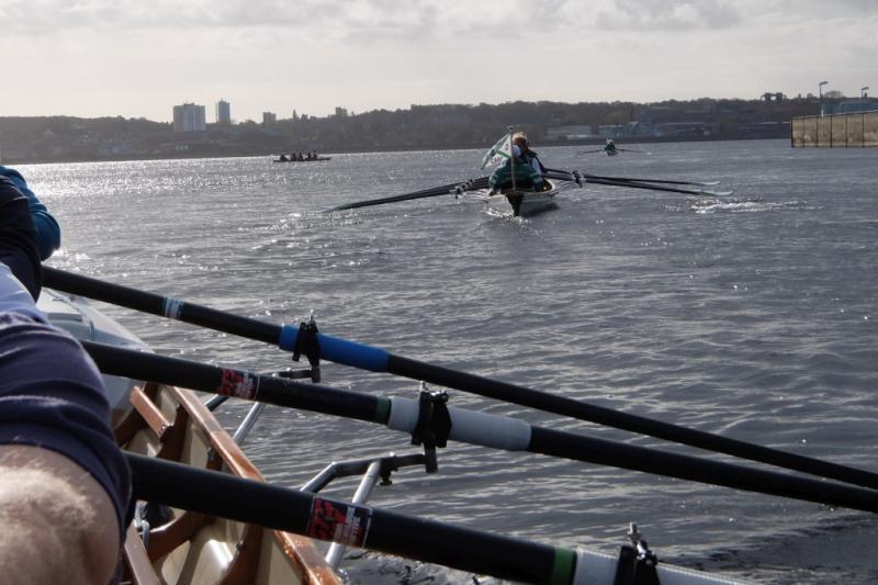 Gemeinsames Abrudern der Kieler Rudervereine am 27. Oktober 2019