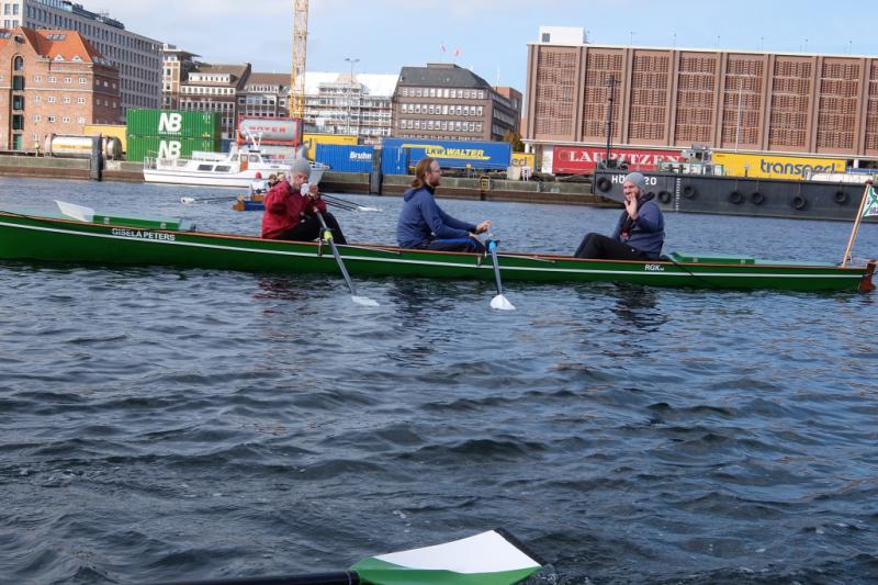 Gemeinsames Abrudern der Kieler Rudervereine am 27. Oktober 2019