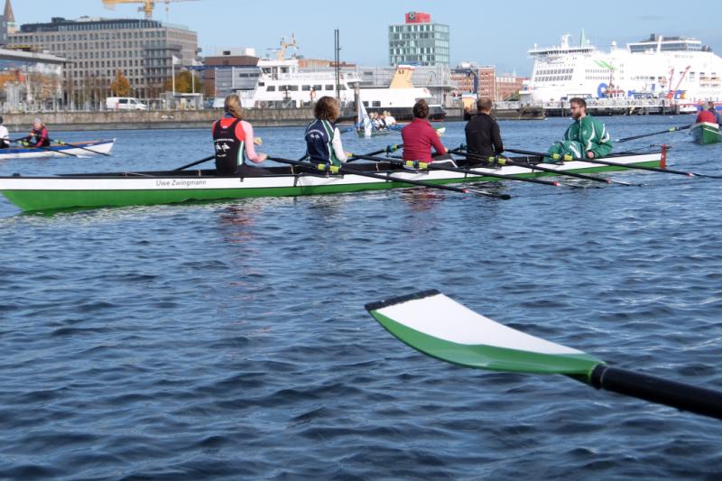 Gemeinsames Abrudern der Kieler Rudervereine am 27. Oktober 2019