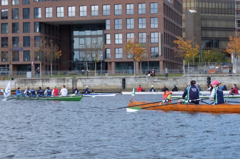 Gemeinsames Abrudern der Kieler Rudervereine am 27. Oktober 2019