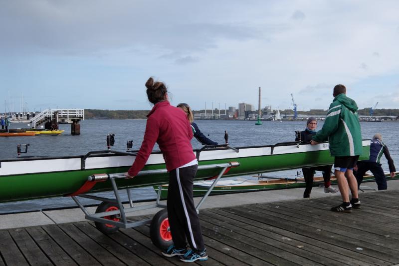 Gemeinsames Abrudern der Kieler Rudervereine am 27. Oktober 2019