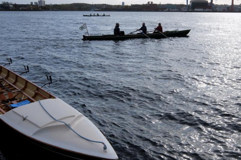 Gemeinsames Abrudern der Kieler Rudervereine am 27. Oktober 2019