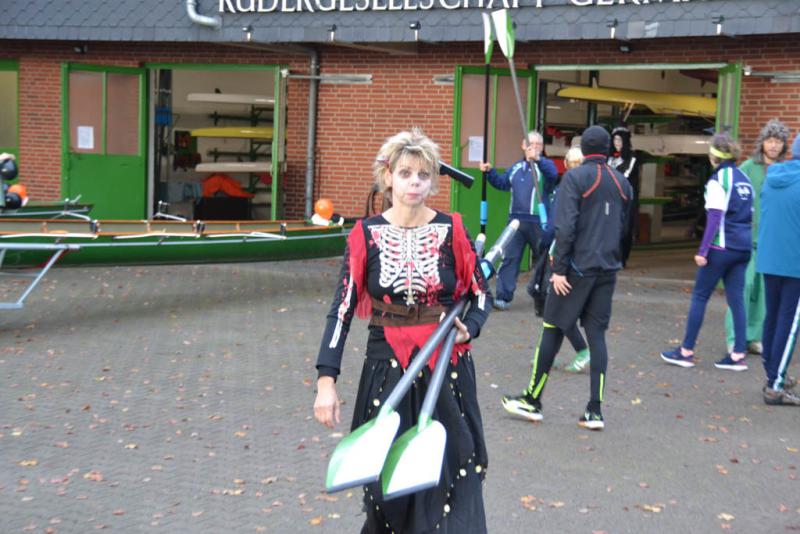 Gemeinsames Abrudern der Kieler Rudervereine am 31. Oktober 2021