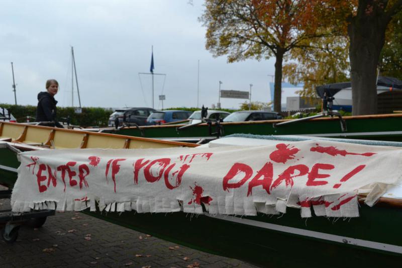 Gemeinsames Abrudern der Kieler Rudervereine am 31. Oktober 2021