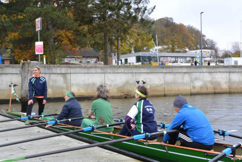 Gemeinsames Abrudern der Kieler Rudervereine am 31. Oktober 2021
