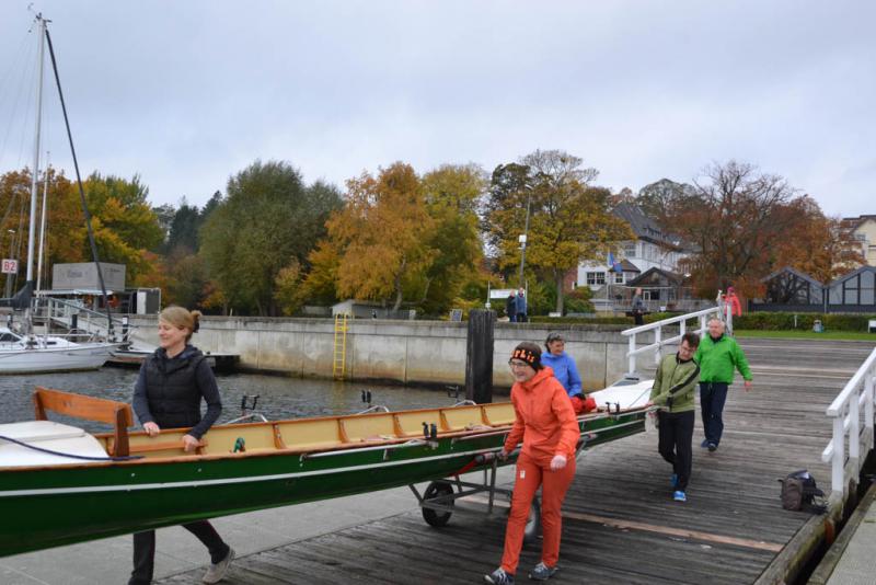 Gemeinsames Abrudern der Kieler Rudervereine am 31. Oktober 2021