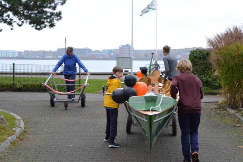 Gemeinsames Abrudern der Kieler Rudervereine am 31. Oktober 2021