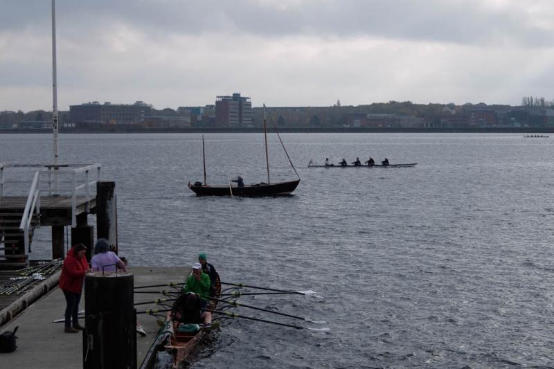 Gemeinsames Abrudern der Kieler Rudervereine am 31. Oktober 2021