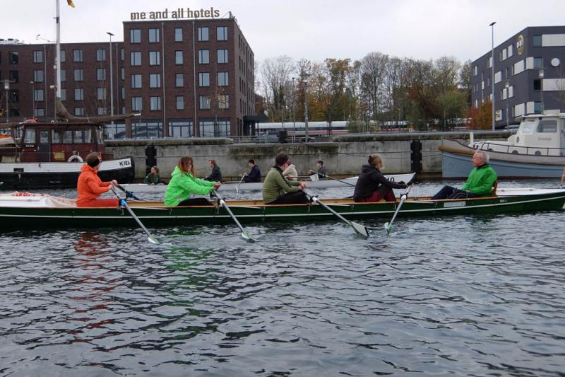 Gemeinsames Abrudern der Kieler Rudervereine am 31. Oktober 2021