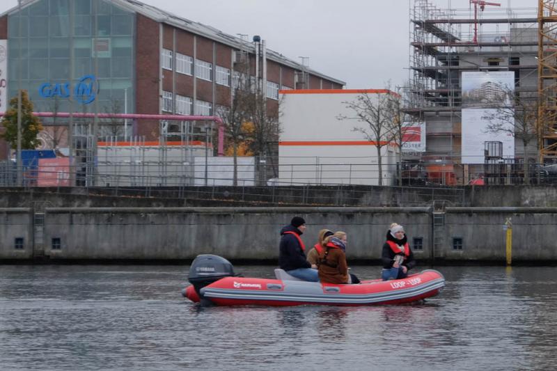 Gemeinsames Abrudern der Kieler Rudervereine am 31. Oktober 2021
