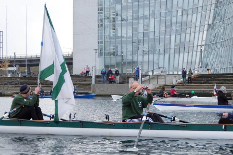 Gemeinsames Abrudern der Kieler Rudervereine am 31. Oktober 2021