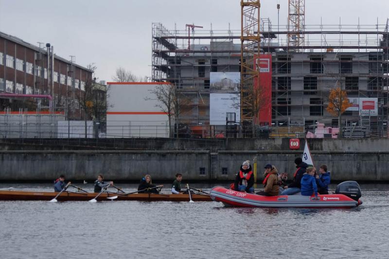 Gemeinsames Abrudern der Kieler Rudervereine am 31. Oktober 2021
