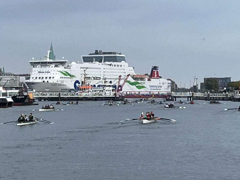 Gemeinsames Abrudern der Kieler Rudervereine am 31. Oktober 2021