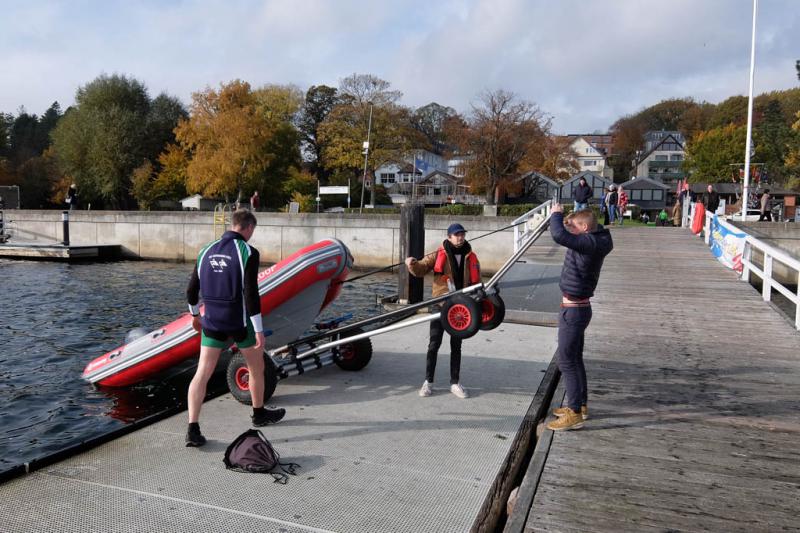 Gemeinsames Abrudern der Kieler Rudervereine am 31. Oktober 2021