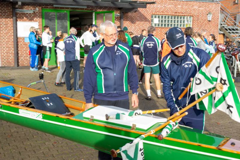 Gemeinsames Abrudern der Kieler Rudervereine am 30. Oktober 2022