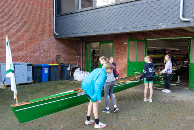 Gemeinsames Abrudern der Kieler Rudervereine am 30. Oktober 2022