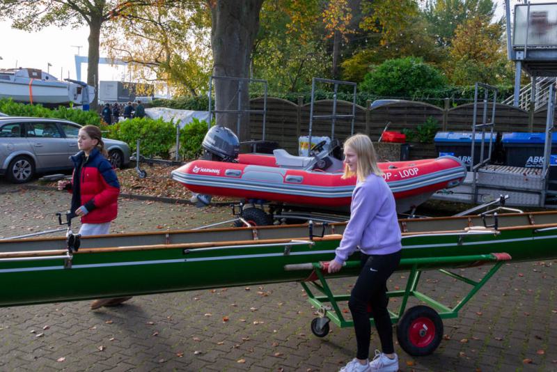 Gemeinsames Abrudern der Kieler Rudervereine am 30. Oktober 2022
