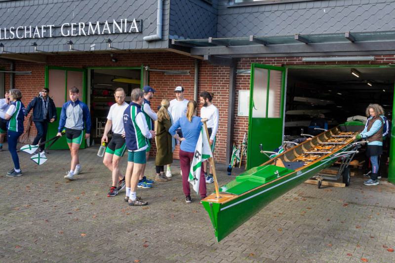 Gemeinsames Abrudern der Kieler Rudervereine am 30. Oktober 2022