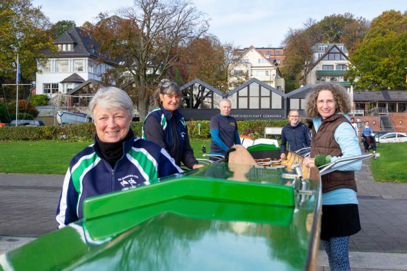 Gemeinsames Abrudern der Kieler Rudervereine am 30. Oktober 2022