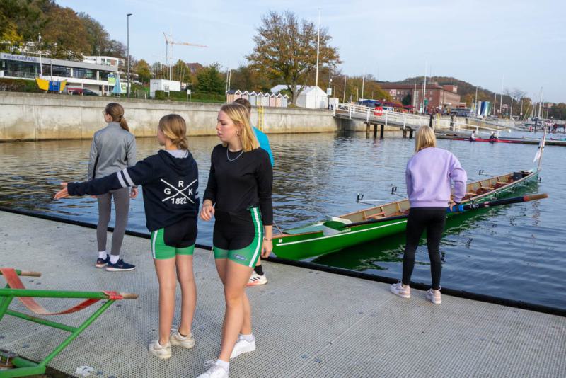 Gemeinsames Abrudern der Kieler Rudervereine am 30. Oktober 2022
