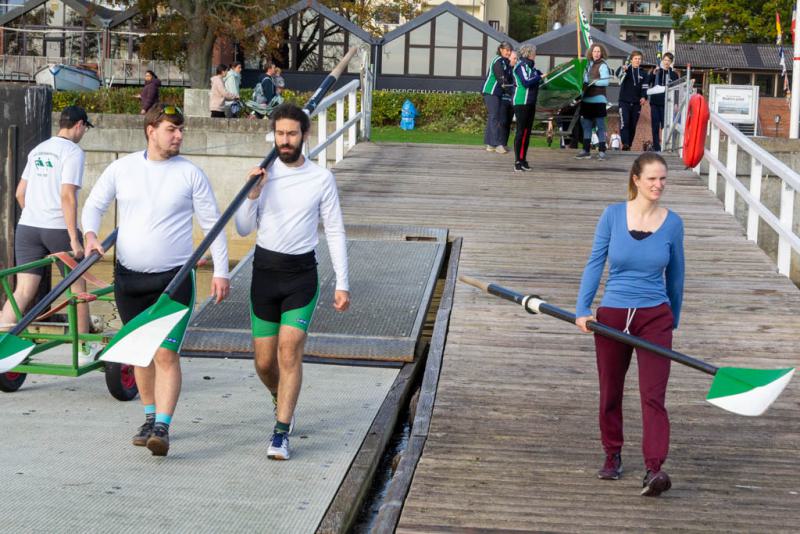 Gemeinsames Abrudern der Kieler Rudervereine am 30. Oktober 2022
