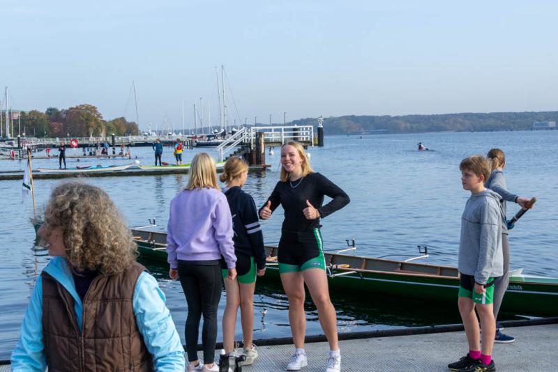 Gemeinsames Abrudern der Kieler Rudervereine am 30. Oktober 2022