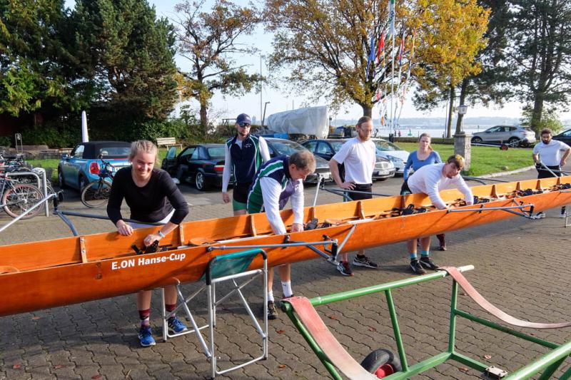 Gemeinsames Abrudern der Kieler Rudervereine am 30. Oktober 2022