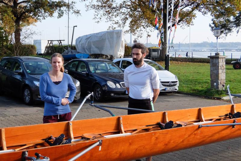 Gemeinsames Abrudern der Kieler Rudervereine am 30. Oktober 2022