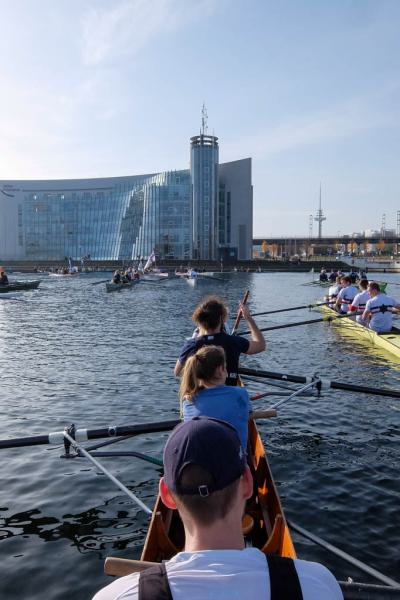 Gemeinsames Abrudern der Kieler Rudervereine am 30. Oktober 2022