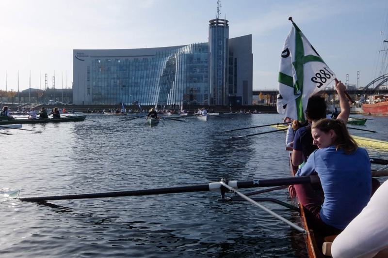 Gemeinsames Abrudern der Kieler Rudervereine am 30. Oktober 2022