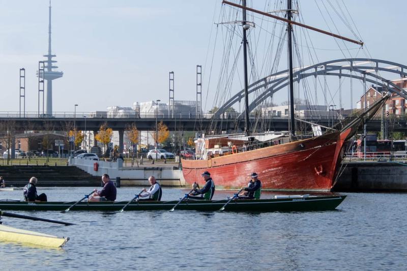 Gemeinsames Abrudern der Kieler Rudervereine am 30. Oktober 2022
