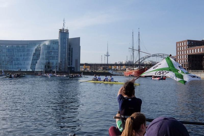 Gemeinsames Abrudern der Kieler Rudervereine am 30. Oktober 2022