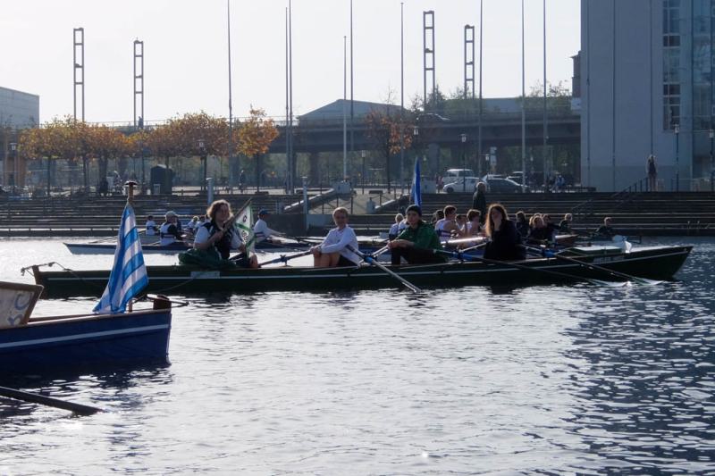 Gemeinsames Abrudern der Kieler Rudervereine am 30. Oktober 2022