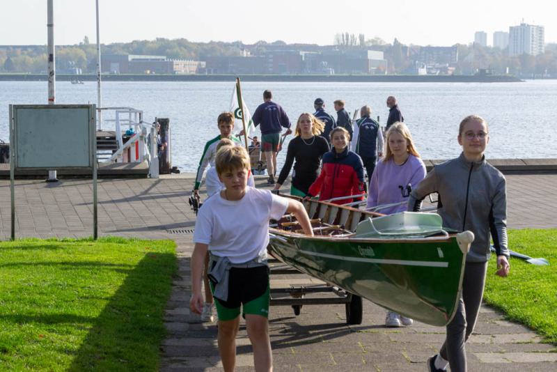 Gemeinsames Abrudern der Kieler Rudervereine am 30. Oktober 2022