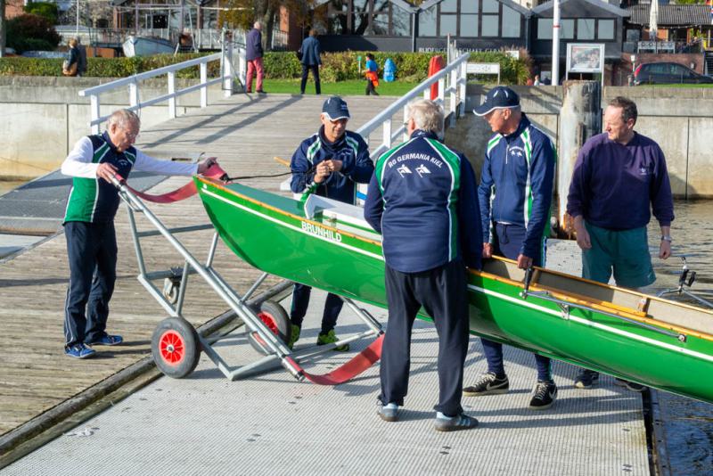 Gemeinsames Abrudern der Kieler Rudervereine am 30. Oktober 2022